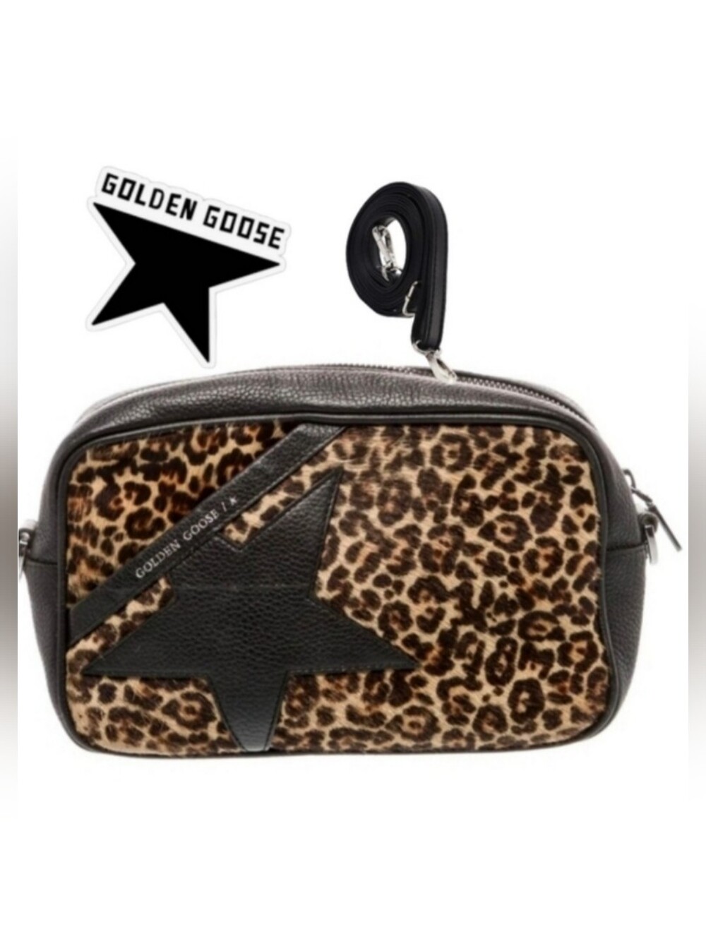 Rare! Golden Goose Leather Shoulder Crossbody Clutch Bag Est. Retail $770